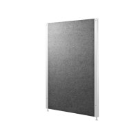 Colonne à pieds pour panneau en feutre - Blanc