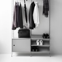 Caisson 1 porte 58 x 30 cm - Gris