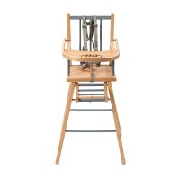 Chaise Haute André - Bleu gris