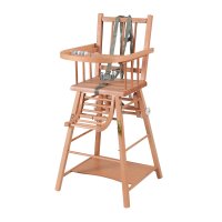 Chaise Haute transformable Marcel - Hêtre vernis