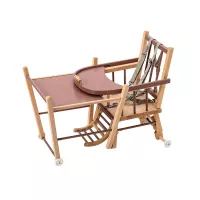 Chaise Haute transformable Marcel - Vieux rose