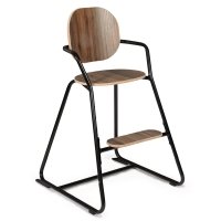 Chaise haute évolutive Tibu Black Edition - Noyer/Noir