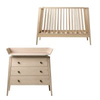 Chambre Bébé Complète Linea Duo Commode à langer - Chêne