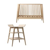 Chambre Bébé Complète Linea Duo Table à langer - Chêne