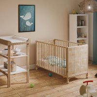 Chambre Bébé Complète Nemo Duo Table à langer en rotin