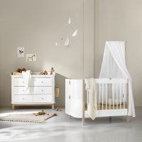 Chambre Bébé Complète évolutive Mini+ Wood - Grand plan à langer