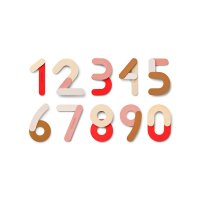 Chiffres Magnétiques Jota - Rose Mix