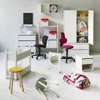 Commode 3 tiroirs - Blanc