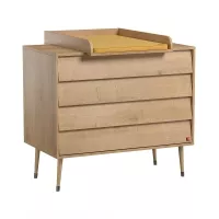 Commode 4 tiroirs à langer Bosque - Chêne