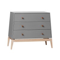 Commode 3 Tiroirs Luna - Gris