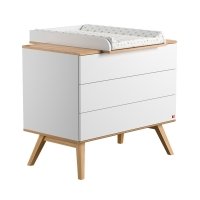 Commode à langer Nature - Blanc