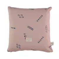 Coussin enfant Descartes secrets Elements - Vieux rose