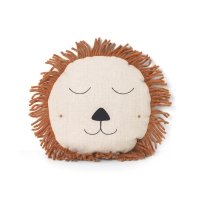 Coussin lion Safari - Naturel