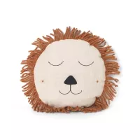 Coussin lion Safari - Naturel
