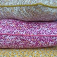 Mini coussin Pomponette - Kaki clair