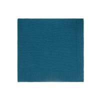Couverture Bou en tricot - Bleu pétrole