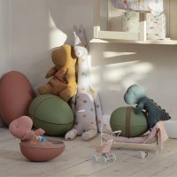 Dinosaure Gantosaurus Medium dans son oeuf - Ocre