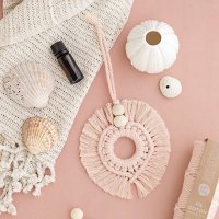 DIY Diffuseur Coeur en macramé Qalb - Nude