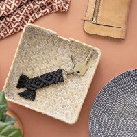 DIY Porte-clés en macramé Souk - Charbon
