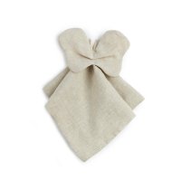 Doudou Papillon Lin Français - Greige