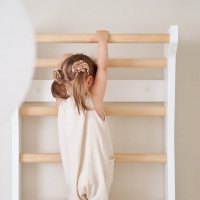 Echelle d'escalade Enfant TAIMI MINI - Blanc/Bois