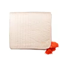 Edredon pompons - Rose pâle