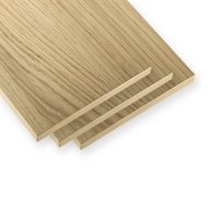 Pack 3 étagères 78 cm - Chêne