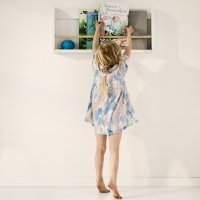 Etagère murale à livres - Blanc