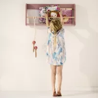 Etagère murale à livres - Vieux rose