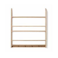 Etagère Livres Patères Plate Eli - Chêne