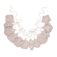 Guirlande en Crochet - Rose poudré