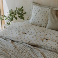 Housse de couette double mousseline - Mimosa