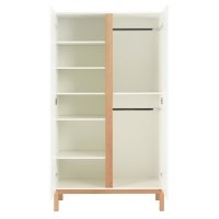 Armoire 2 portes Indigo - Blanc