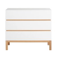 Commode à langer 3 tiroirs Indigo - Blanc