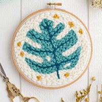 Kit DIY Punch Needle - Monstera