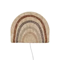 Lampe applique Rainbow en rotin
