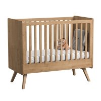 Lit bébé 60 x 120 Vintage - Chêne