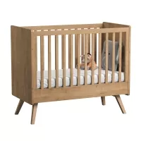 Lit bébé 60 x 120 Vintage - Chêne