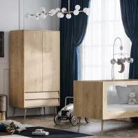 Lit bébé 60 x 120 Bosque - Chêne