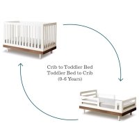 Lit bébé évolutif Classic - Bouleau