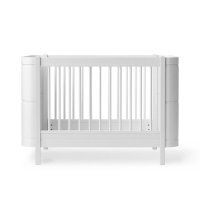 Lit bébé évolutif 5 en 1 Mini+ Wood - Blanc