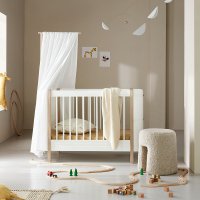 Lit bébé évolutif - Hêtre Sebra pour chambre enfant - Les Enfants