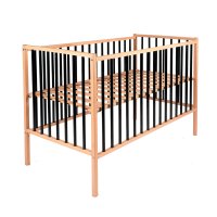 Lit bébé Rémi - Anthracite