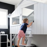 Lit Cabane - Gris Ciment