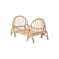 Lit de poupée Kuku en rotin