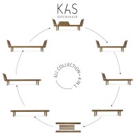 Barrière pour lit Eli - Chêne fumé