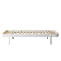 Lit ado Wood Lounger 120x200 - Blanc