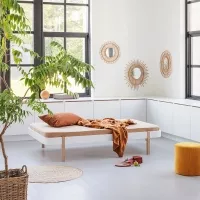 Lit ado Wood Lounger 120x200 - Chêne