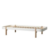 Lit enfant Wood Lounger 90x200 - Chêne
