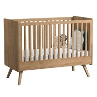 Lit bébé évolutif 70 x 140 Vintage - Chêne